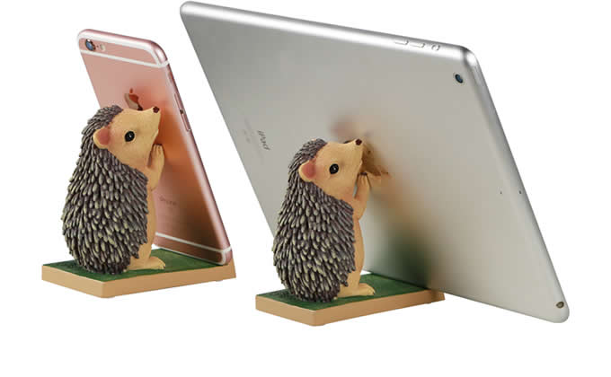 Cartoon Hedgehog Desktop Mobile Phone iPad Holder Stand